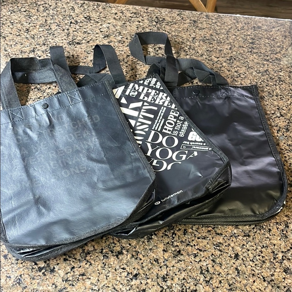 Lululemon Athletica Black Tote Bag for Everyday Use
